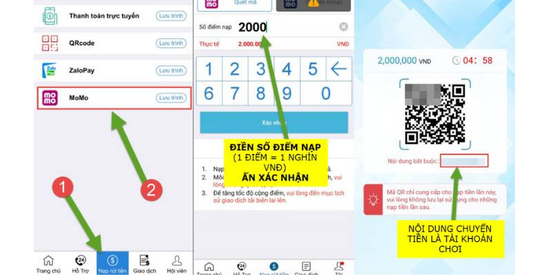 N?p Ti?n Kubet77 - 3 Cách Nhanh Và Bí Quy?t Giao D?ch An Toàn? 5 Các b??c n?p ti?n vào tài kho?n Kubet77 thành c?ng b?ng Momo